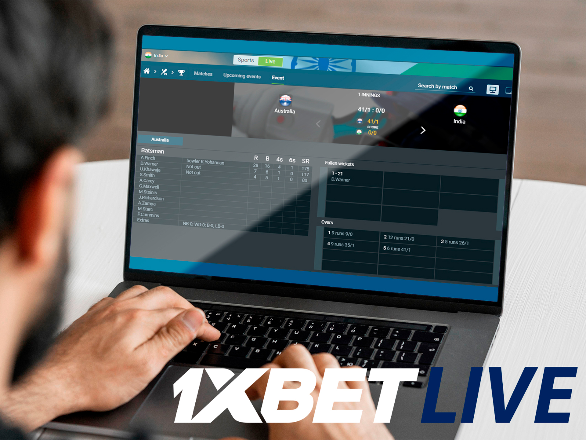 Bet on live events now!