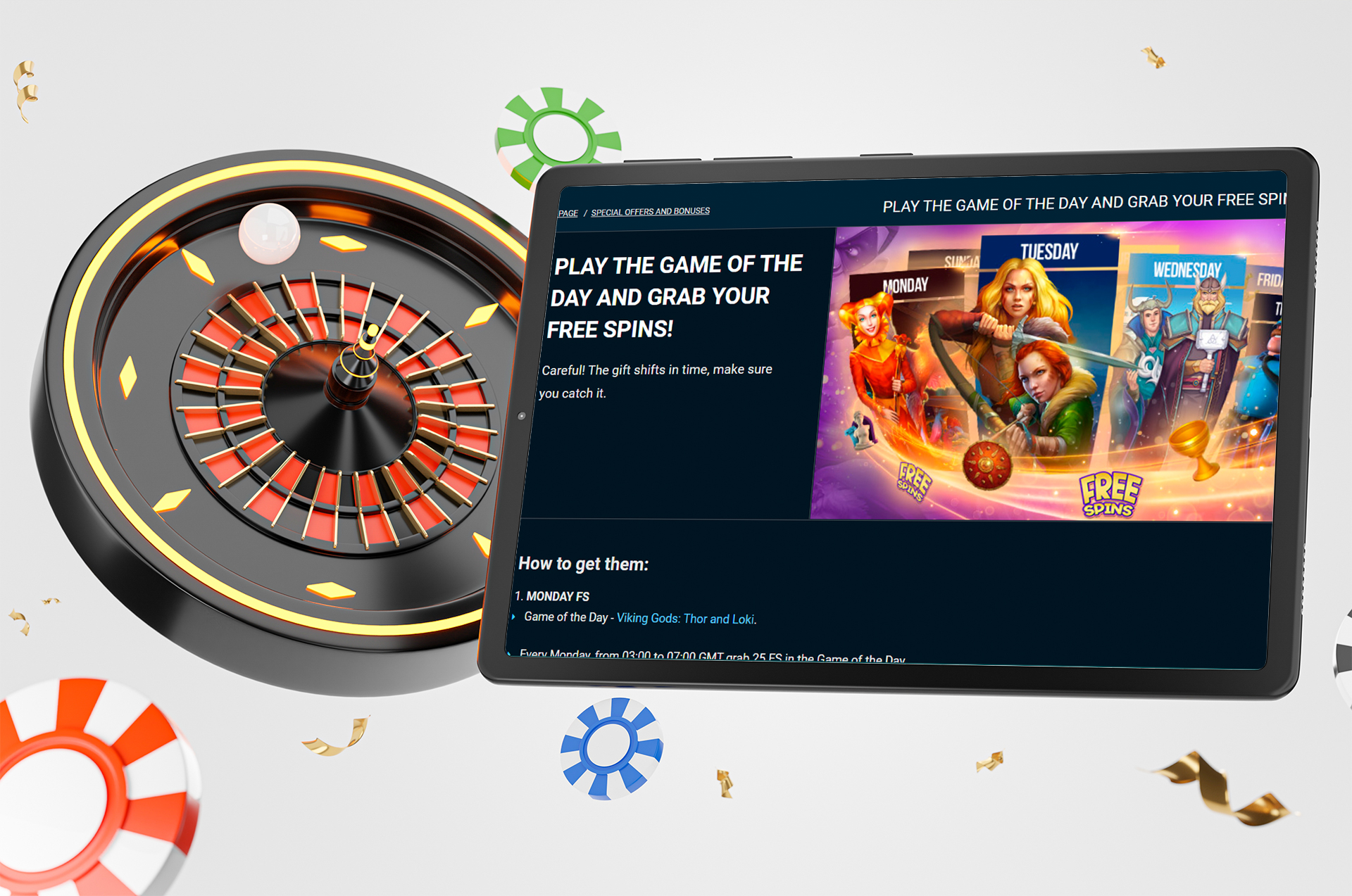 Take a chance to receive your piece of a great casino bonus.