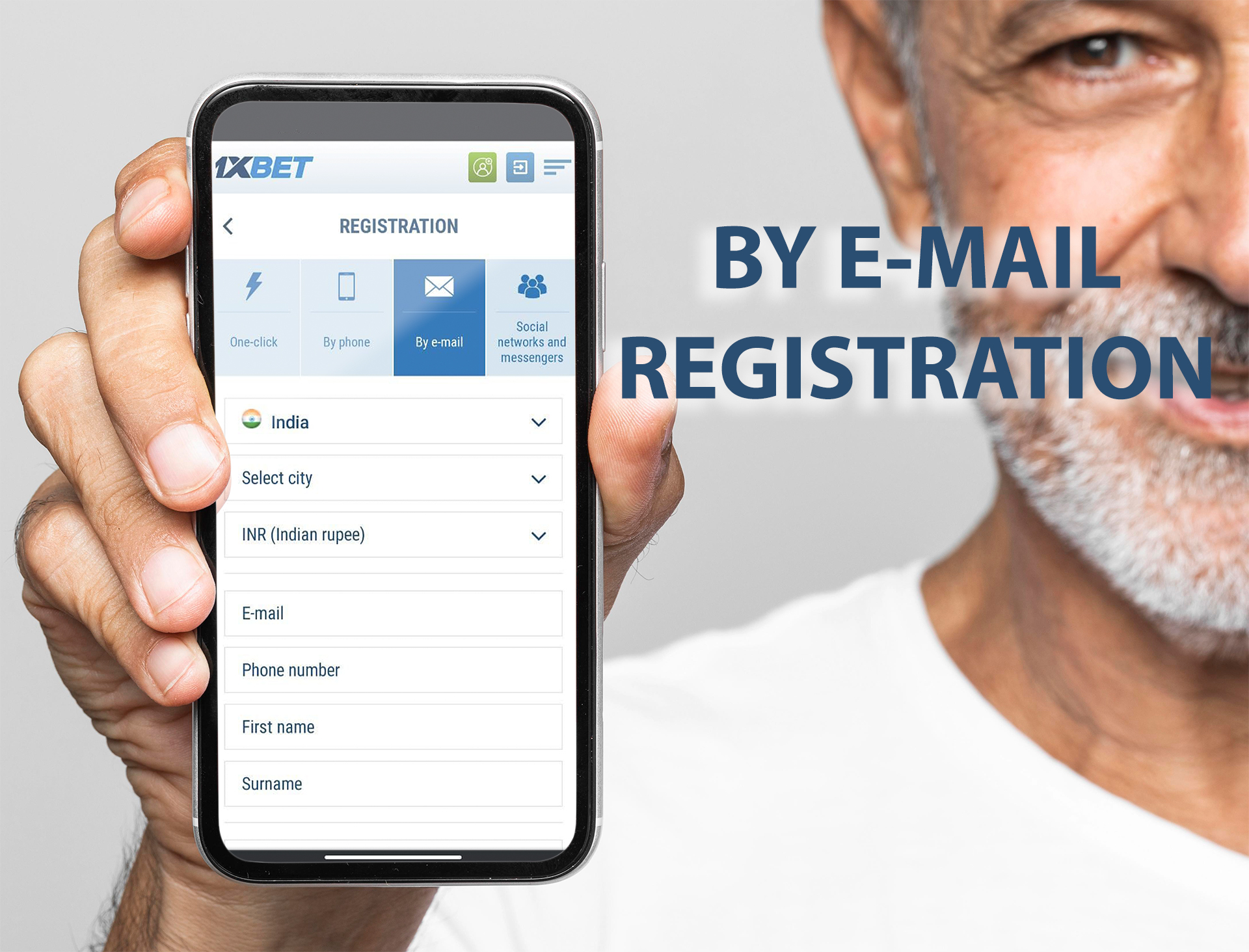 Registration via e-mail is the most traditional and the fullest method.