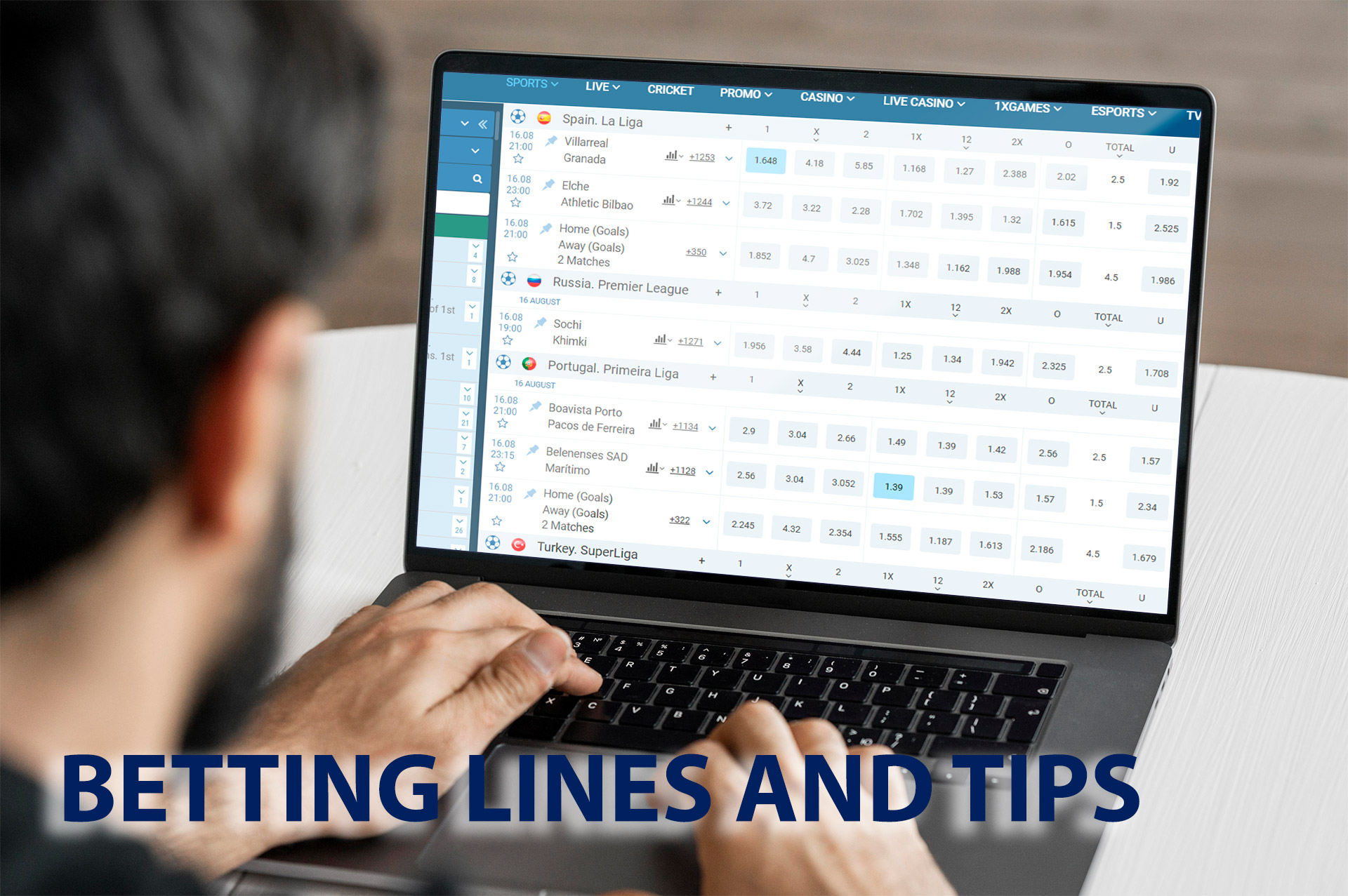 Read our tips to place bets more efficiently.